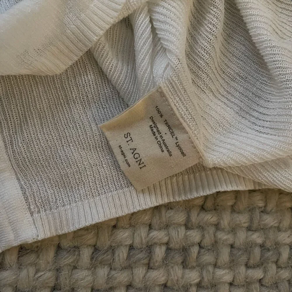 St. Agni Second Skin Tencel Knit Top - Picture 6 of 8